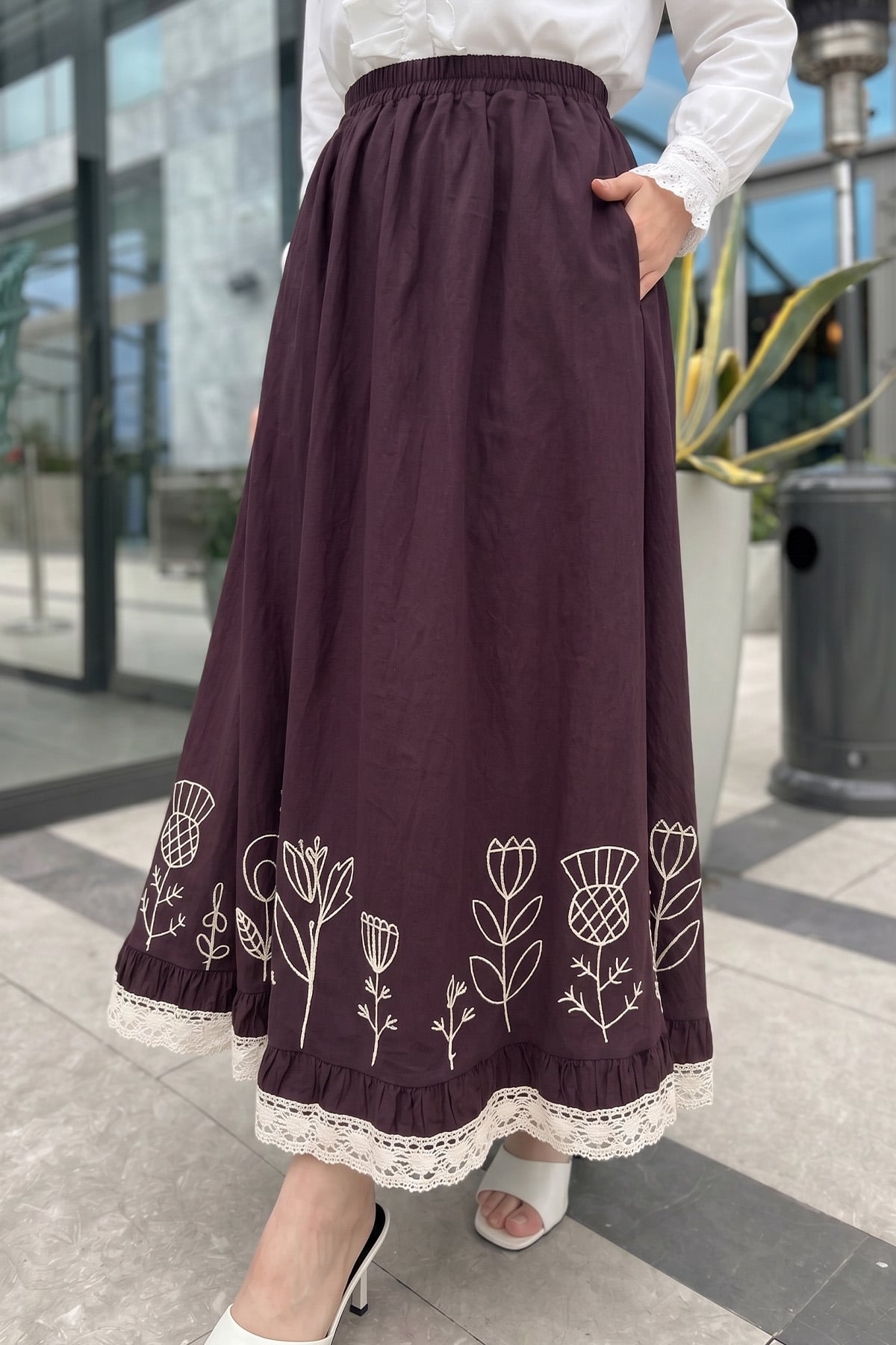 Embroidered Skirt