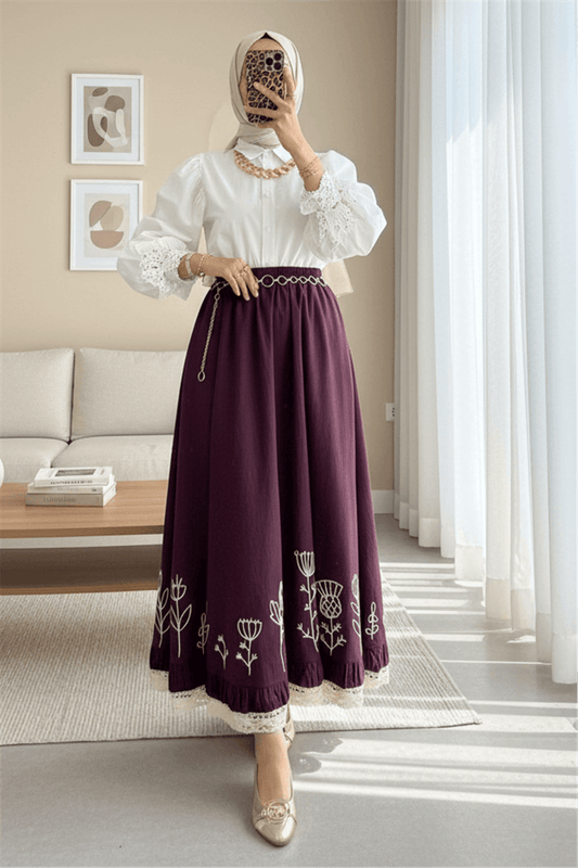 Embroidered Skirt