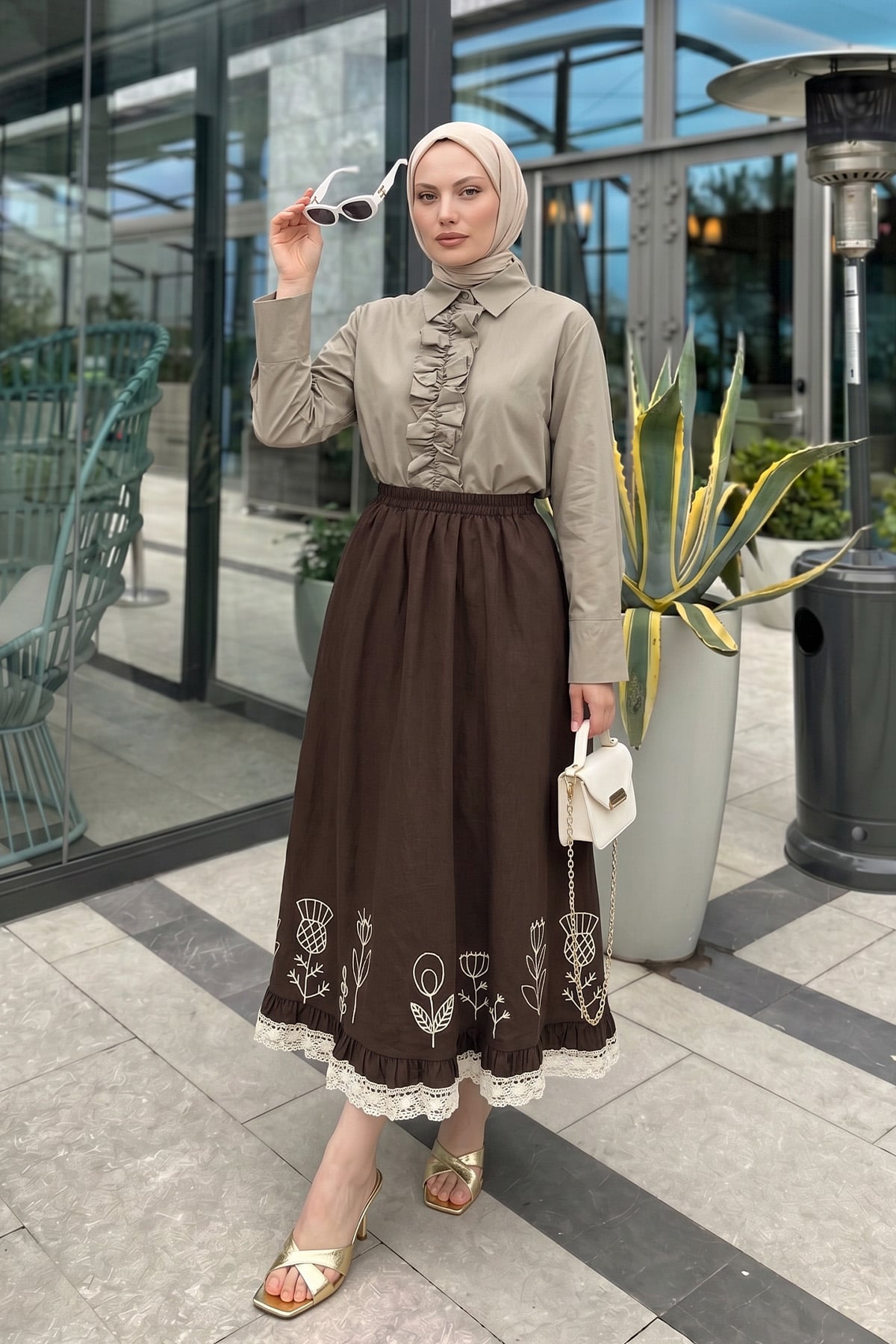 Embroidered Skirt