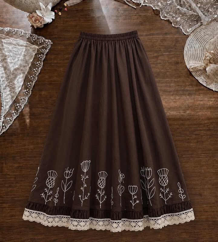 Embroidered Skirt