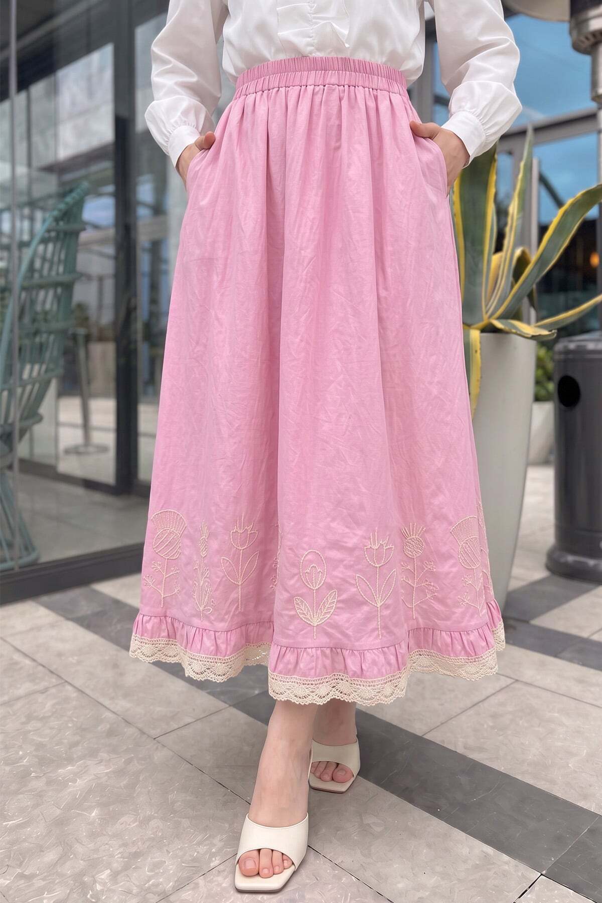 Embroidered Skirt