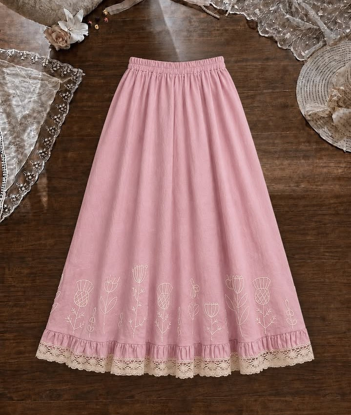 Embroidered Skirt