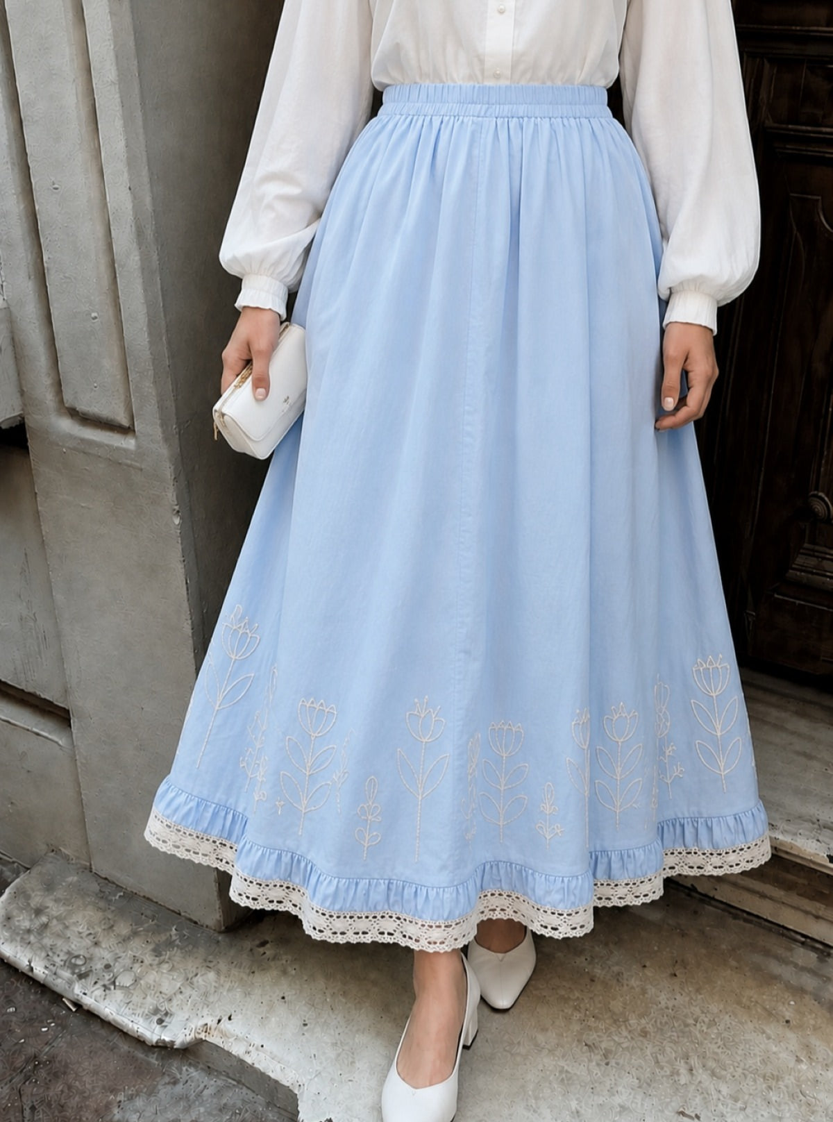 Embroidered Skirt